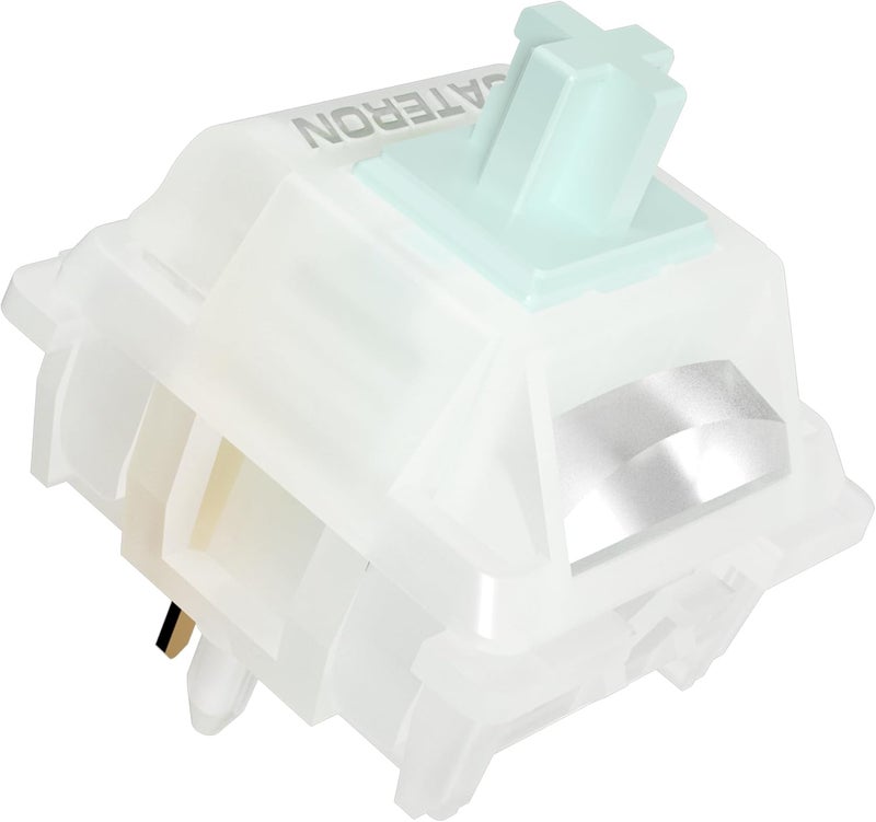 GUYEKS Gateron Milky Yellow Green Tea Pro V3 Keyboard Switches,Pre-lubed 5-Pin Tactile Switches with Light Guide Pole for MX Mechanical Gaming Keyboard(Pro Brown V3,108Pcs) - Image 1